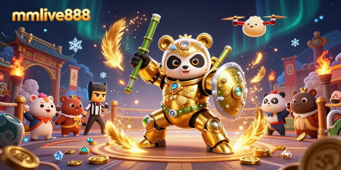 Spin and win with mmlive888 in an ultra-detailed casino showdown full of vibrant action and colorful characters.