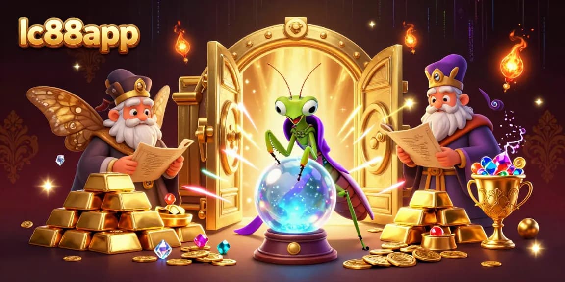 Engage in thrilling gameplay at lc88app with a mystical fortune teller and golden treasures.