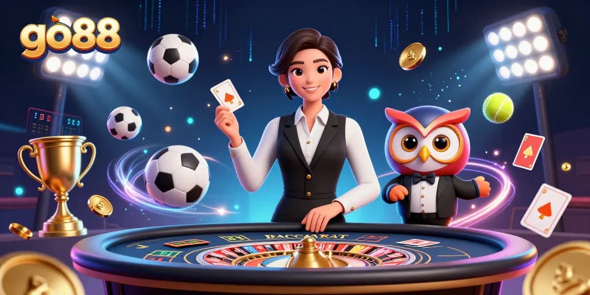 Bet on exciting games at go88 with an engaging casino atmosphere featuring charming dealers.