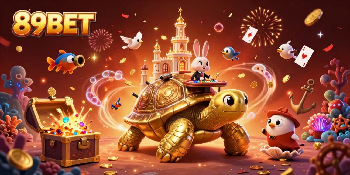 Experience thrilling gameplay with 89BET as the golden tortoise casino comes alive!