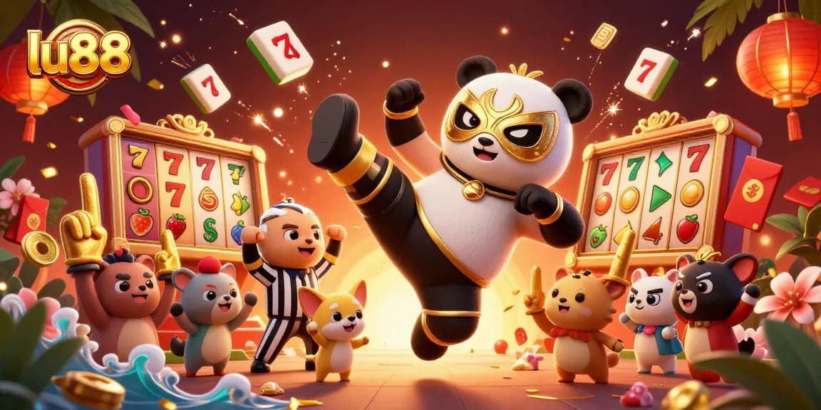 Engage in thrilling gameplay at lu88 with dynamic slots and lively cartoon characters.