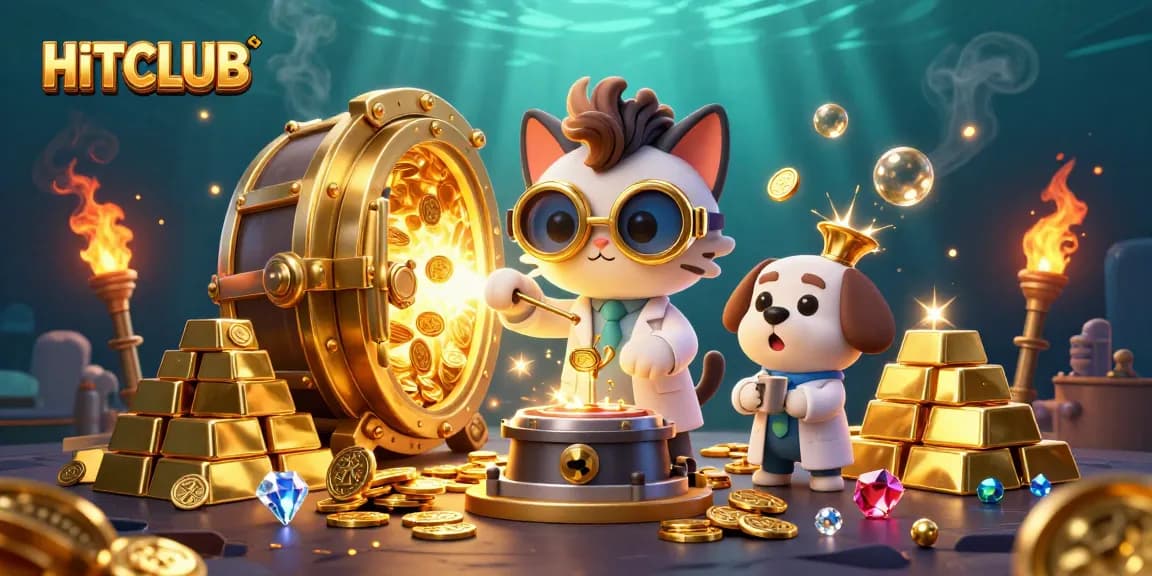 Engage with HITCLUB's thrilling world of riches and adventure in this stunning casino creation!