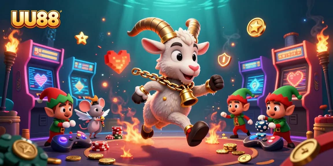Experience thrilling gameplay at UU88 with vibrant characters in a spooky casino setting.