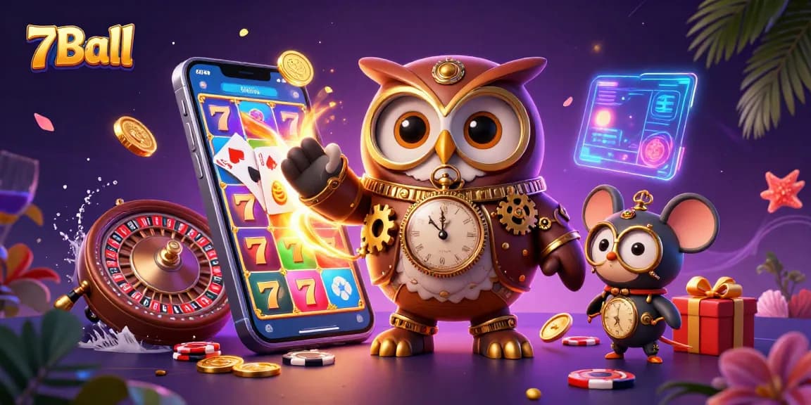 Engage in thrilling gameplay with 7Ball's vibrant slot machines and casino magic.
