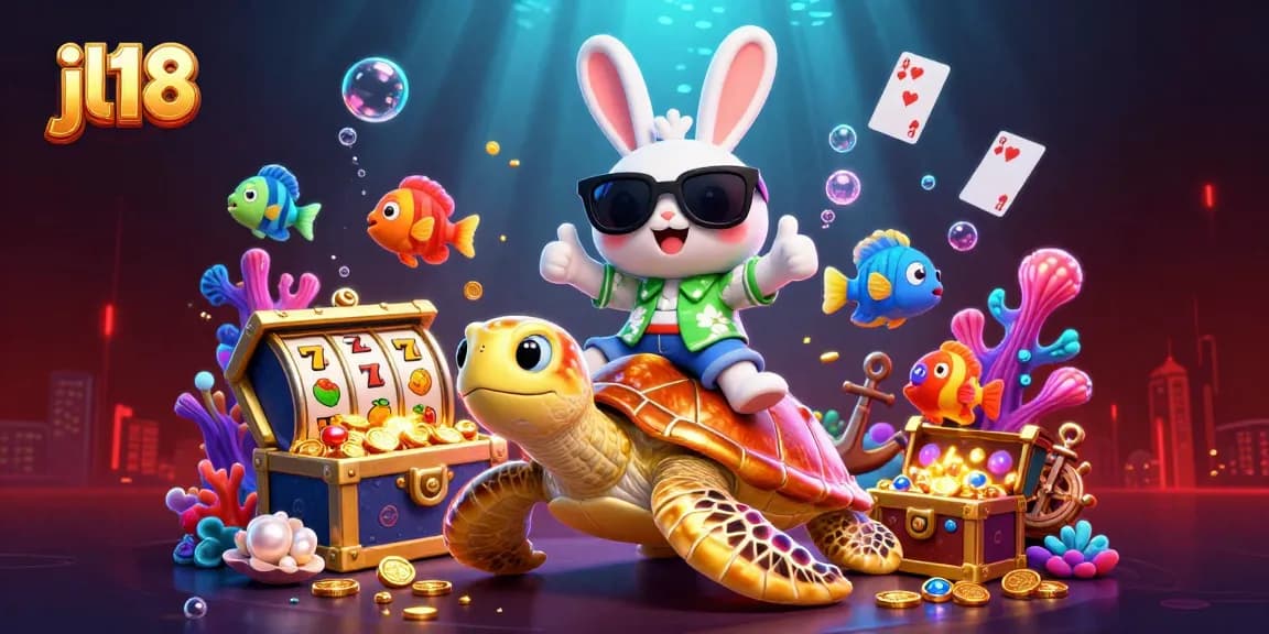 Experience the excitement of jl18 gaming with vibrant 3D cartoon characters and slot elements.