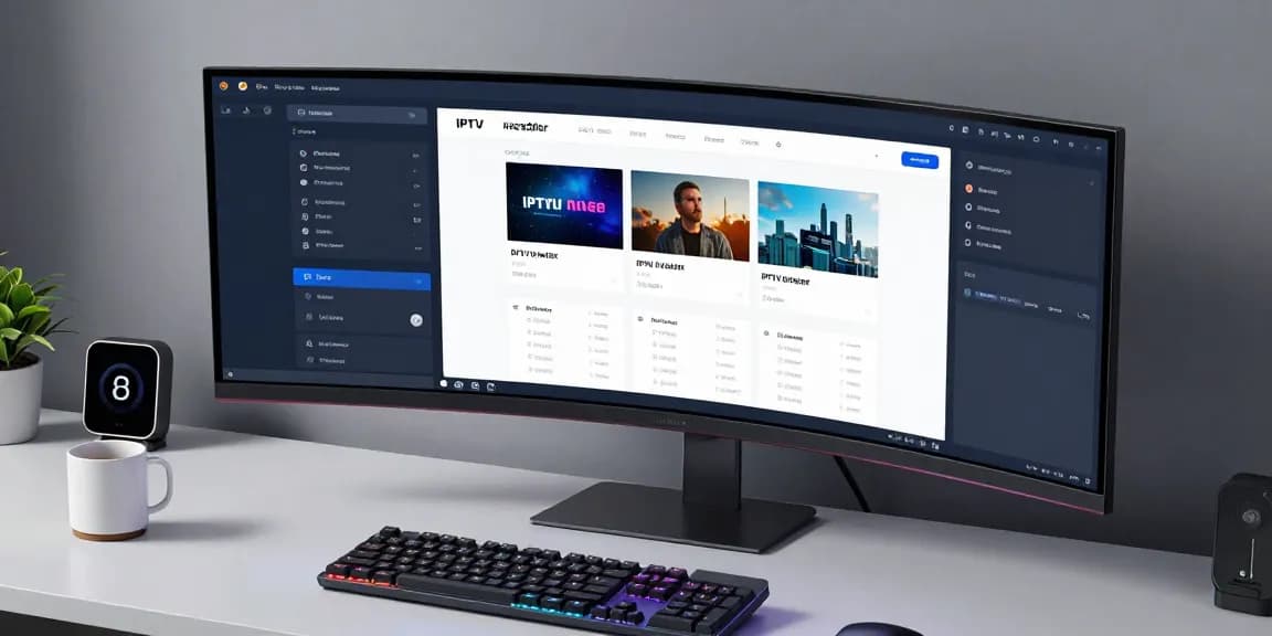 IPTV reseller dashboard showcasing advanced software tools and features for seamless business management.