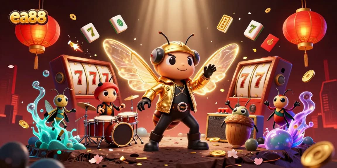Experience thrilling wins with ea88, showcasing dynamic slot action and vibrant casino atmosphere.