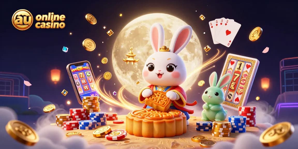 Experience the action at au online casino with vibrant moon rabbits and dynamic game elements