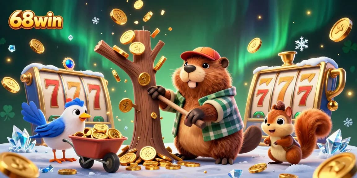 Spin to win with 68win's thrilling slot games featuring vibrant characters and treasure events!