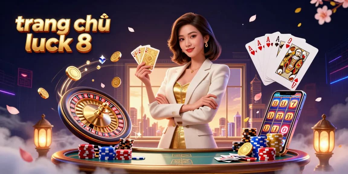 Experience the dynamic world of gambling with the photorealistic portrayal of trang chủ luck 8, featuring poker elements and engaging visuals.