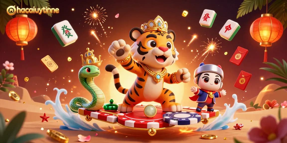 Experience the thrill with nhacaiuytinne: a dynamic 3D casino scene featuring immersive characters and vibrant elements.