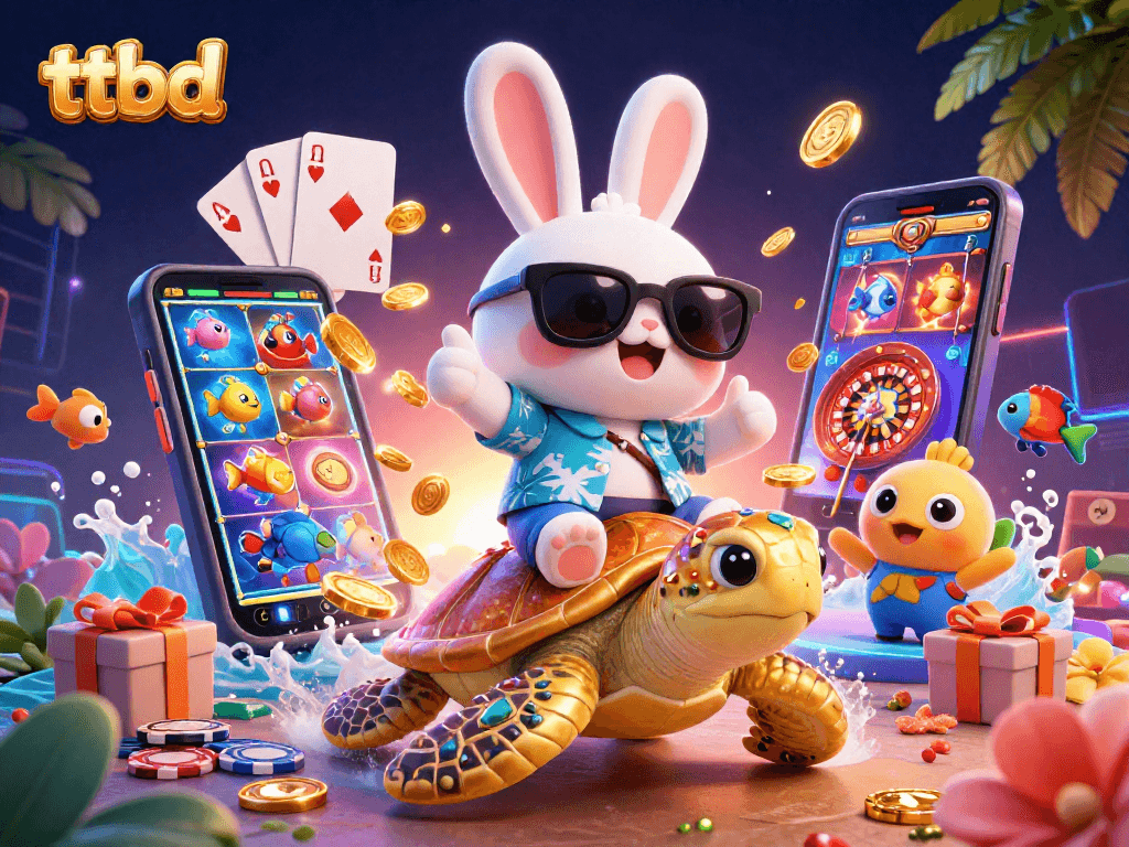 Join the excitement of ttbd gaming with lively characters and dynamic casino elements.