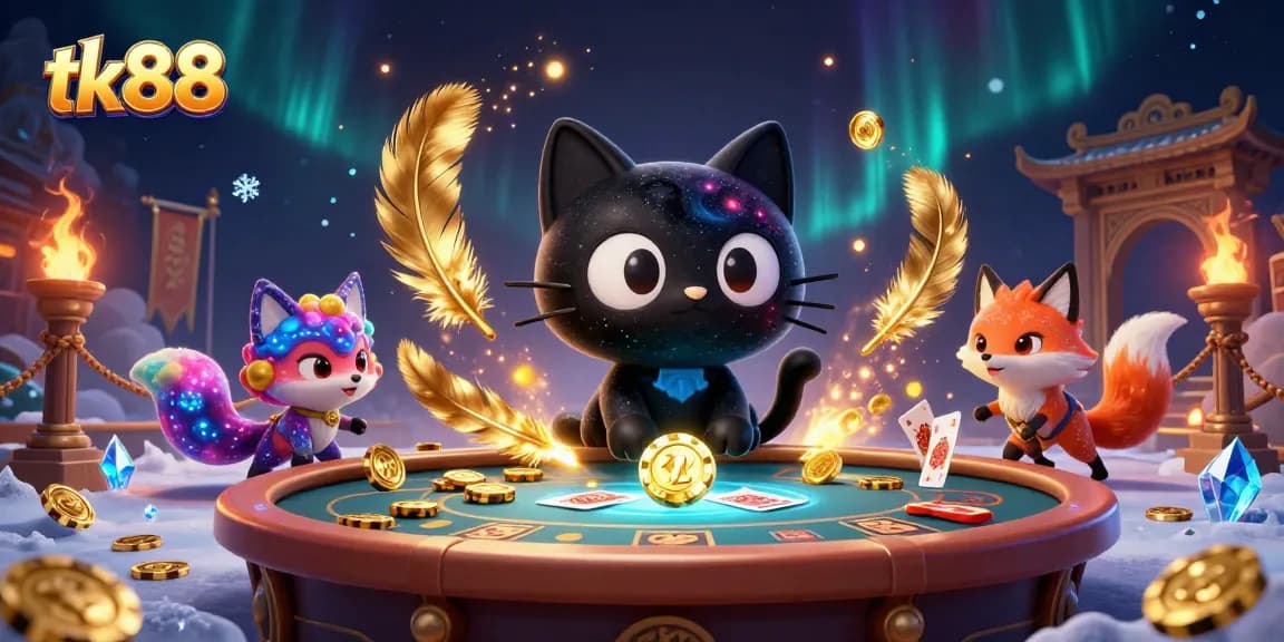 Engage with thrilling tk88 casino games featuring the captivating black hole cat and nebula fox.
