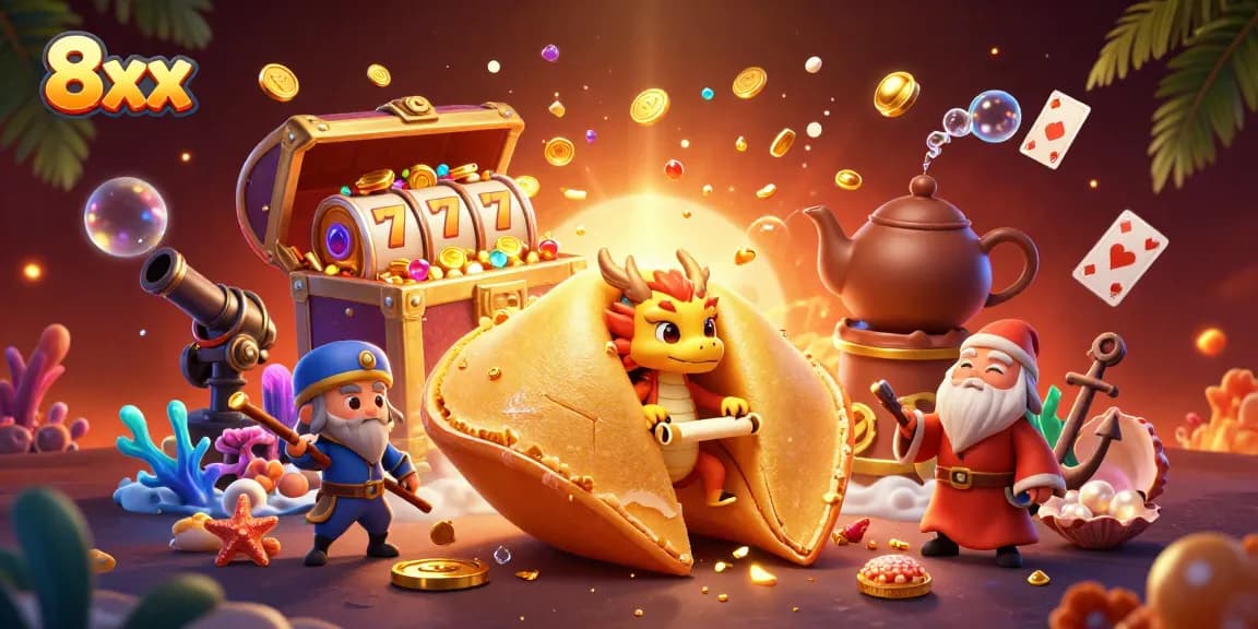 Engage in thrilling gameplay with 8xx slots featuring golden treasures and dynamic casino elements!