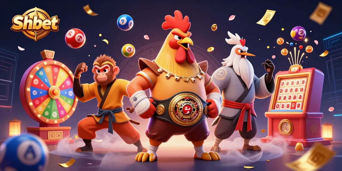 Shbet offers thrilling gameplay showcasing vibrant lottery balls and dynamic prize elements in a lively casino atmosphere