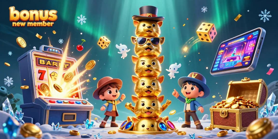 Mengklaim bonus anggota baru dengan cara yang menyenangkan dan menarik di mesin slot