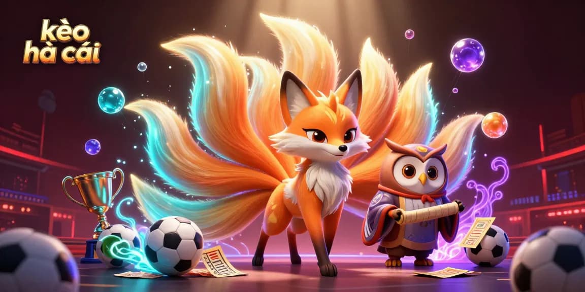 Engage with kèo nhà cái sporting action amidst vibrant characters and energetic betting elements.
