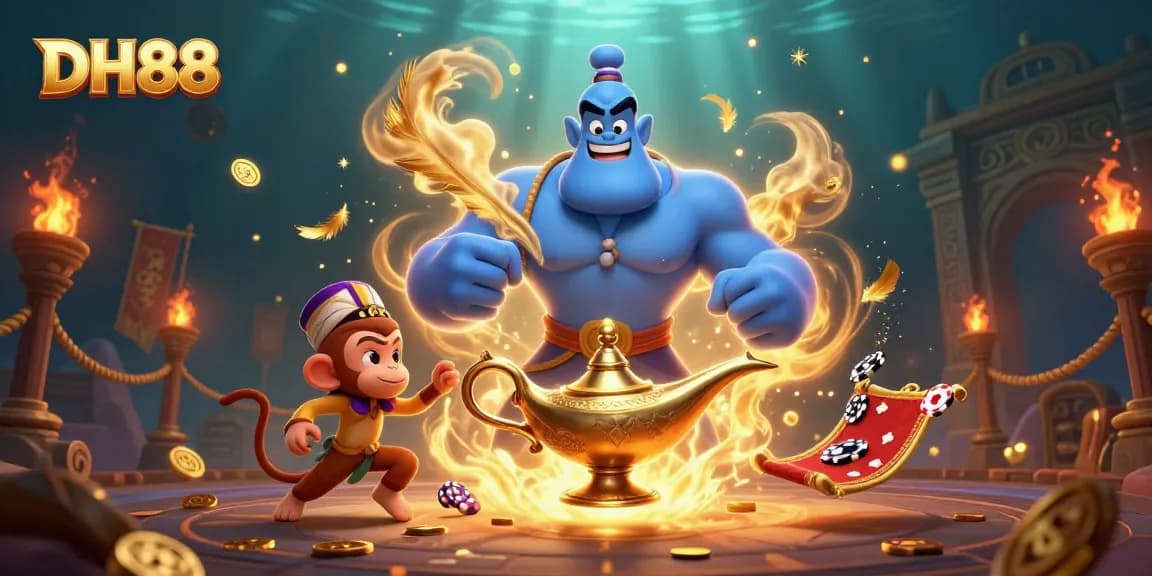 Engage with DH88's vibrant gaming adventure featuring enchanting characters and casino elements.