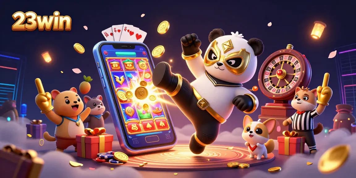Experience thrilling gaming action at 23win with vibrant visuals and engaging animations.