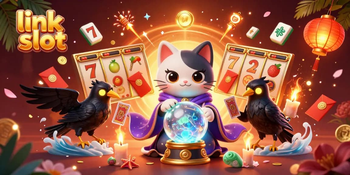 Menangkan jackpot link slot dengan simbol keberuntungan dan suasana ceria di kasino virtual.