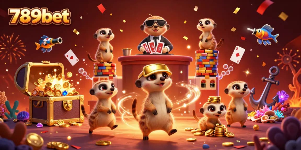 Tham gia trò chơi tại 789bet với những chú meerkat quản lý sòng bạc hoành tráng.