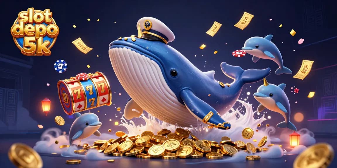 Engage with slot depo 5k and experience fun with whales, narwhals, and playful dolphins.