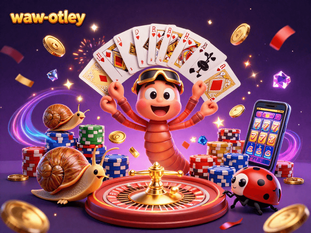 Engage with waw-otley and experience vibrant casino excitement illustrated in 3D.