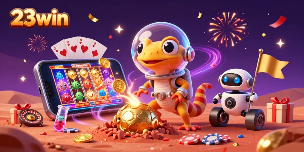 Experience thrilling gaming at 23win with vibrant slot games and dynamic casino elements.