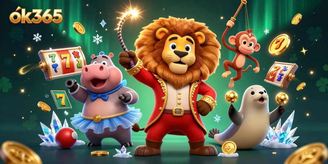 Experience the thrill of ok365 gaming with vibrant characters and dynamic casino elements