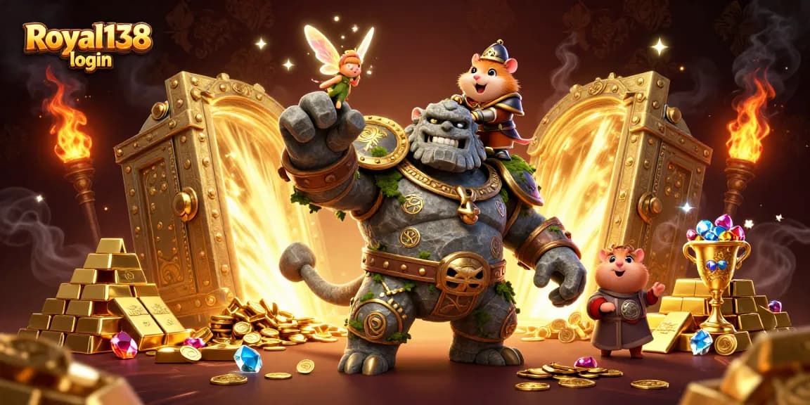 Royal138 login menawarkan pengalaman bermain yang aman dengan golem dan peri magis dalam kasino virtual.