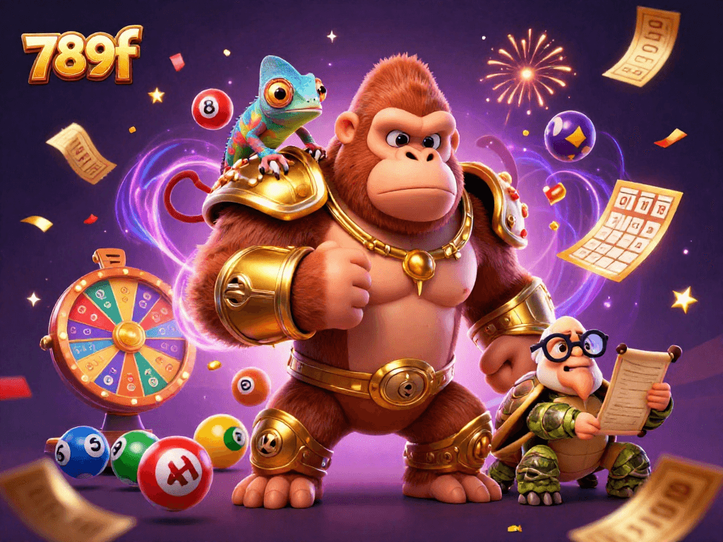 Experience thrilling excitement at 789f with vibrant lottery balls and casino elements