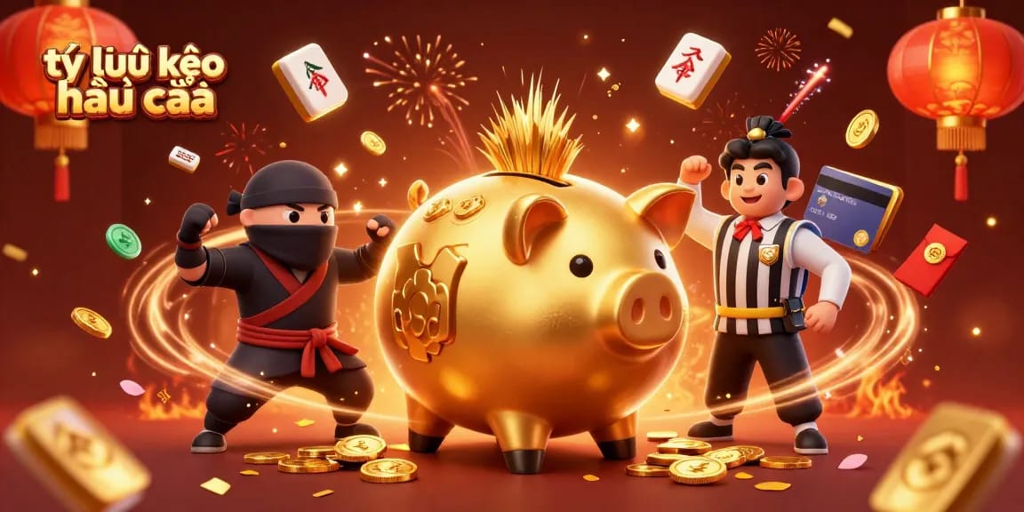Engage with tỷ lệ kèo nhà cái through vibrant casino action with animated characters and elements.