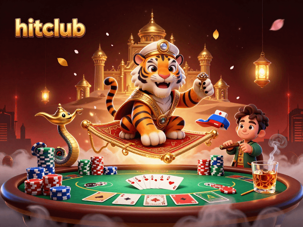 Experience thrilling wins at hitclub with a vibrant 3D casino scene full of excitement