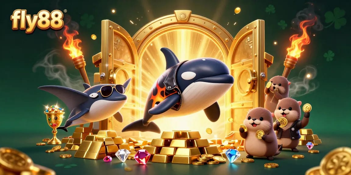 Experience the thrill of fly88 online gaming with exciting characters, treasures, and unique casino elements.