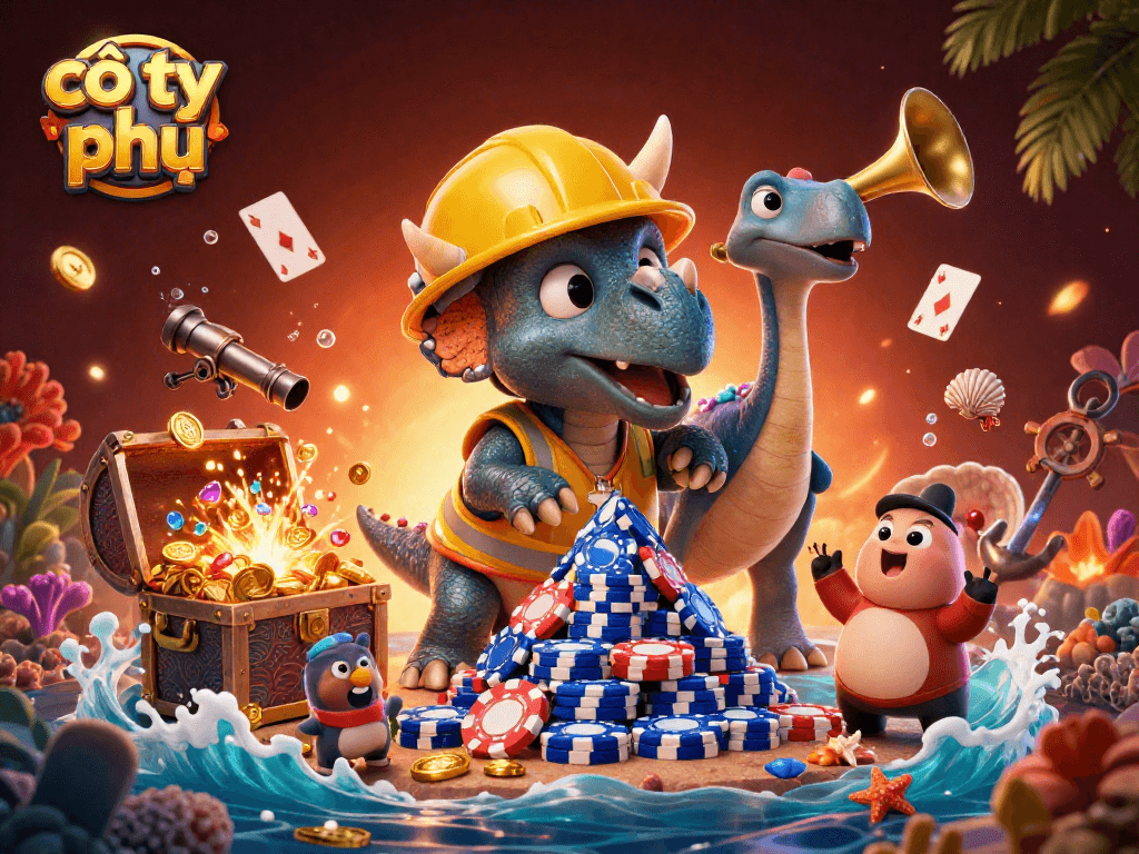 Experience thrilling cờ tỷ phú gaming dynamics with cartoon characters building excitement!