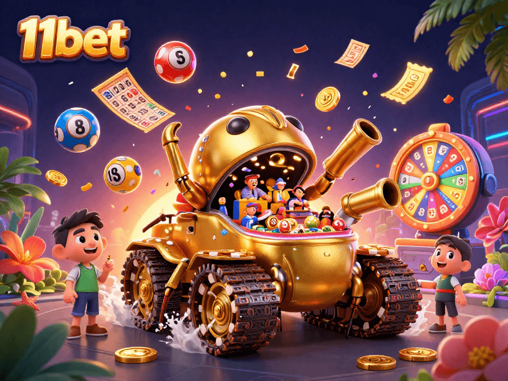 Engage with the thrilling world of 11bet featuring a vibrant casino scene.