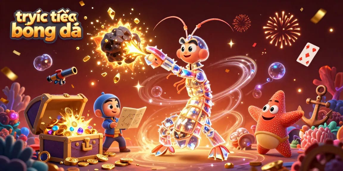 Experience trực tiếp bóng đá with thrilling illustrated action of a mantis shrimp in crystalline armor
