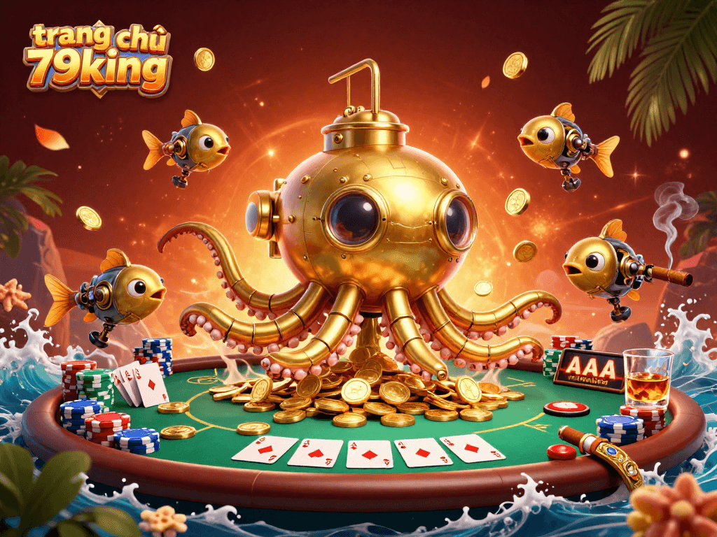 Engage with trang chủ 79king through a vibrant 3D casino scene filled with excitement and action.