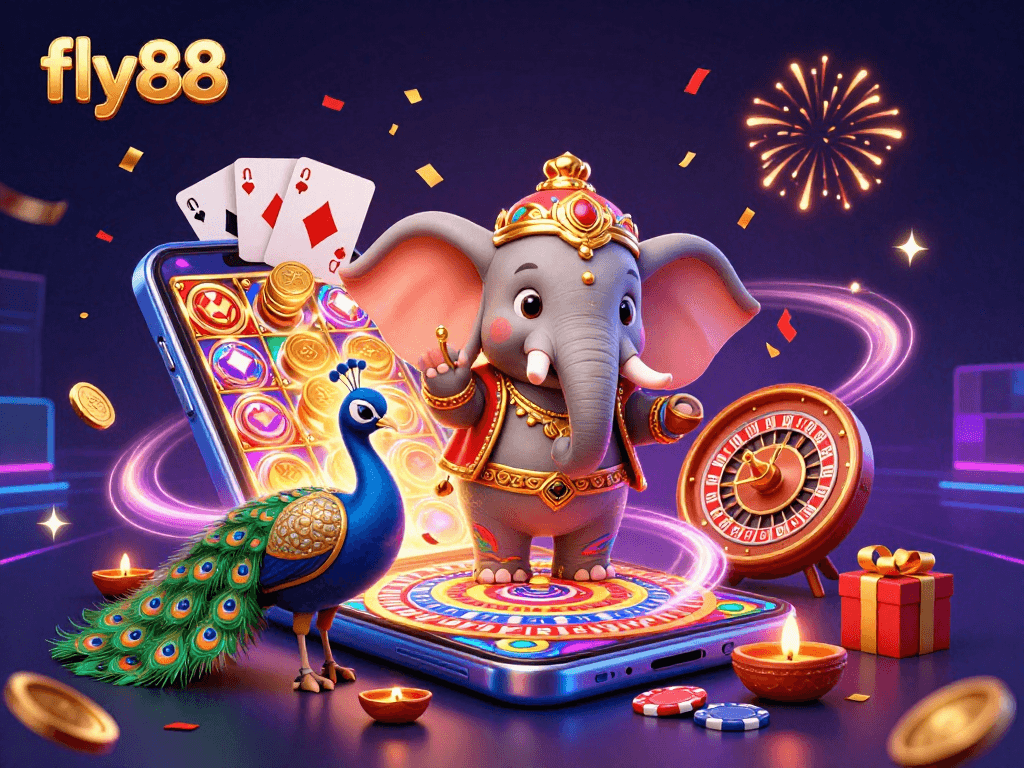 Experience thrilling adventures with fly88 at a vibrant digital casino featuring colorful games and winning streaks.