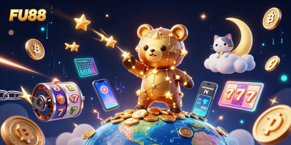 Join the excitement at FU88 and scoop up rewards amidst a fantasy casino universe.