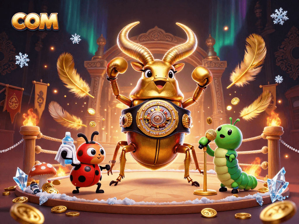 Engage with thrilling casino battles as com showcases captivating 3D characters in a vibrant arena.