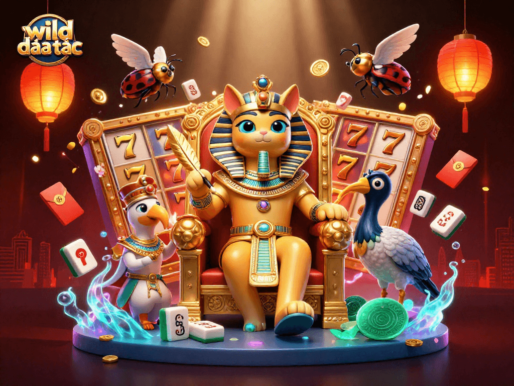 Engage with wild đạo tặc by spinning vibrant 3D slot reels amidst golden treasures.