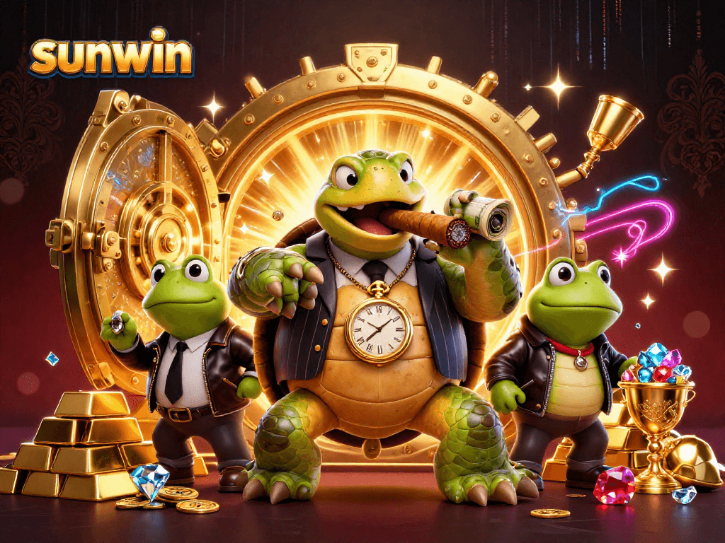 Experience sunwin's thrilling casino atmosphere with a vibrant mobster scene full of treasures.