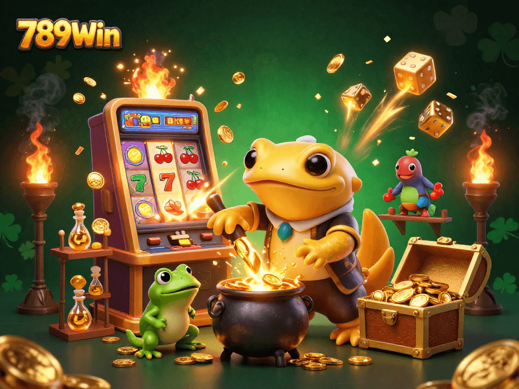 Experience thrilling wins at 789Win with golden coins and lively casino games!