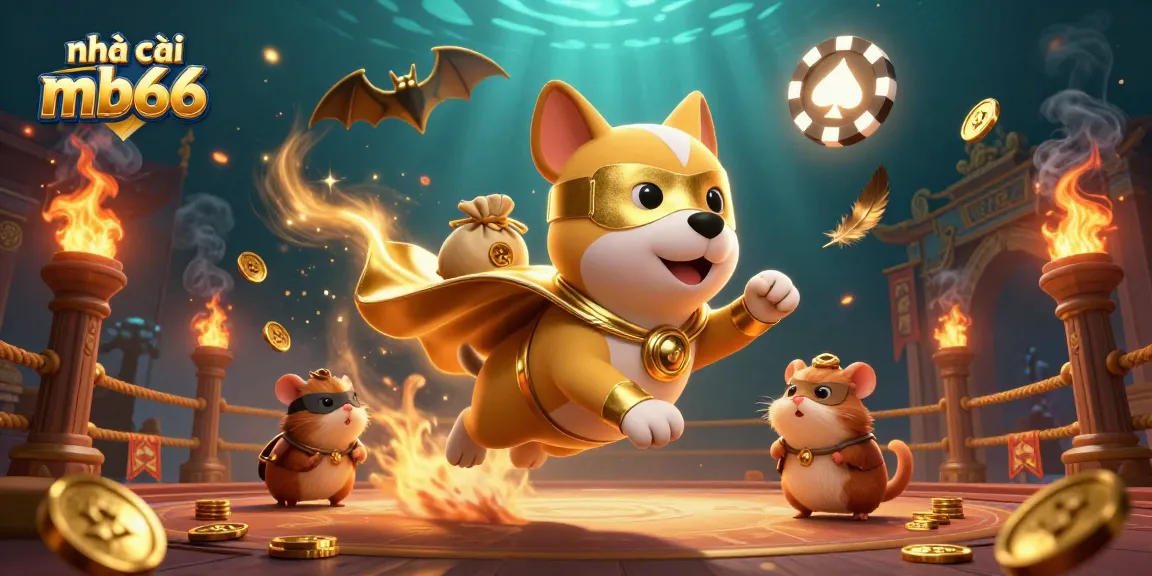 Join the excitement with nhà cái mb66 as a superhero dog and sidekick hamster embark on a thrilling adventure.