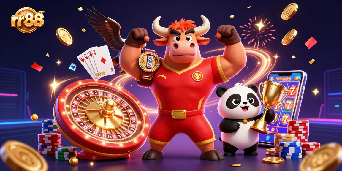 Engage in exciting games at rr88 with colorful characters and casino elements for a thrilling experience.