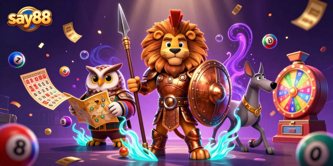 Experience the excitement of say88 with stunning casino elements and dynamic characters!