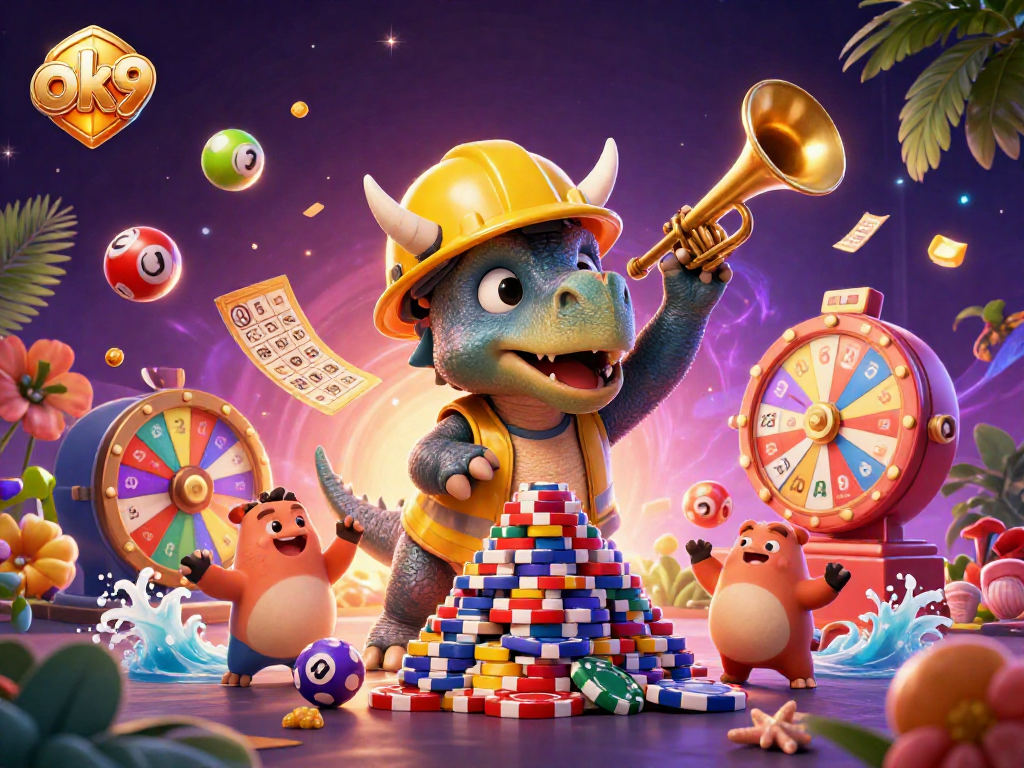 Celebrate winning strategies in ok9 games with colorful luck and fun elements!
