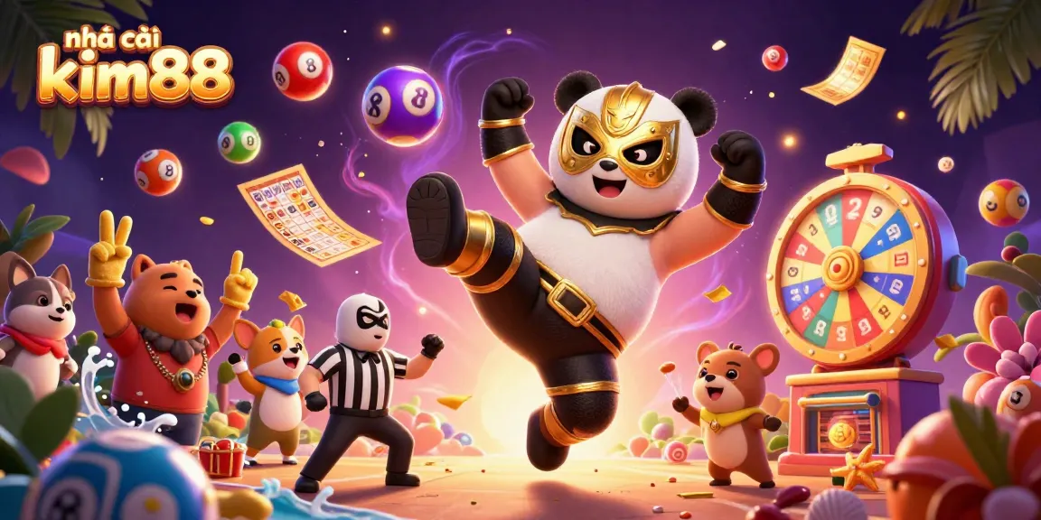 Experience the vibrant excitement at nhà cái kim88 with thrilling animations and lottery elements.