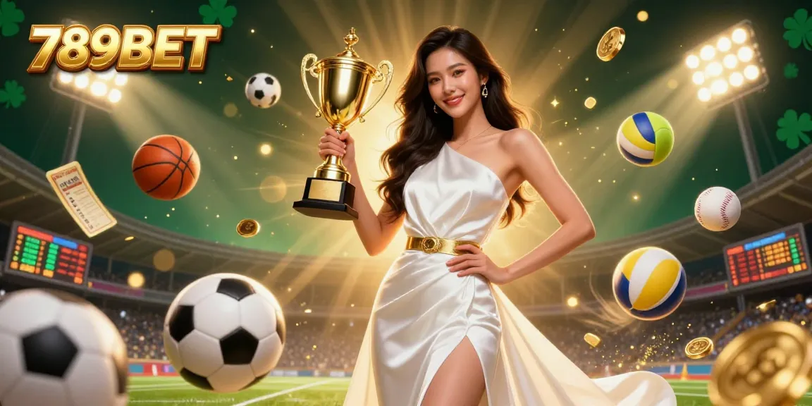 Engage in thrilling moments at 789BET with a victorious Asian woman celebrating sports betting success.